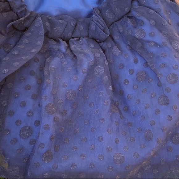 Crewcuts Navy Ruffle Dot Skirt - Picture 6 of 9